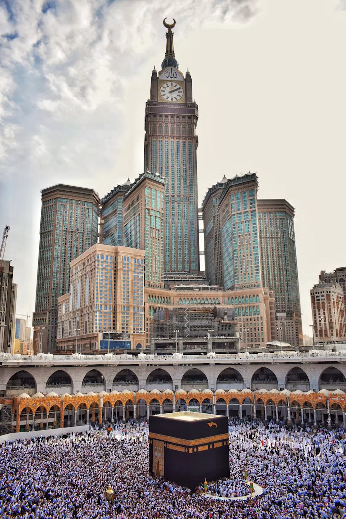 Holy Kaaba at Masjid Al-Haram